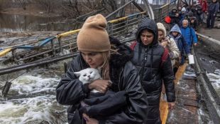 Украинските власти започнаха масова евакуация на селища в северната погранична