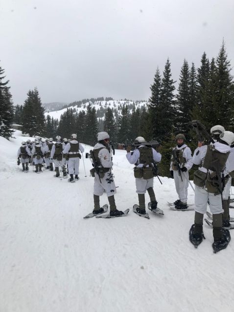 Военнослужещи от състава на 101-ви алпийски полк - Смолян са