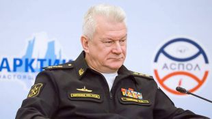 Главнокомандващият военноморския флот на Русия адмирал Николай Евменов е освободен