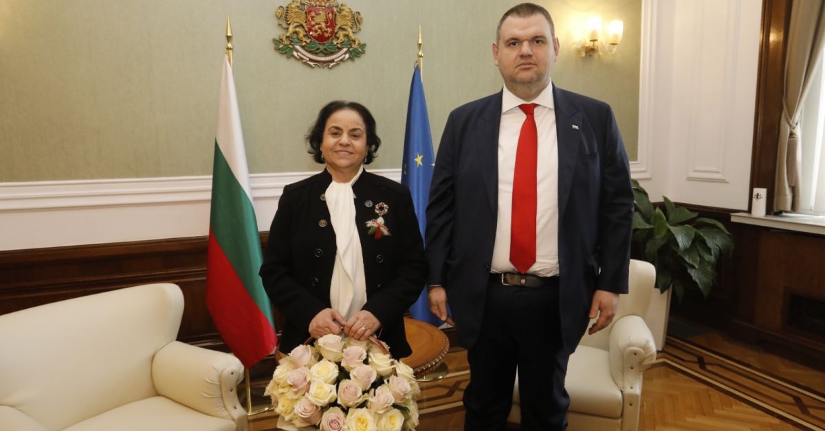 Председателят на ПГ на ДПС Делян Пеевски се срещна с