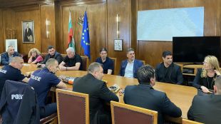 На работна среща служебният министър на вътрешните работи Калин Стоянов