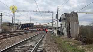 Пътен мост се срути в руската Смоленска област и затвори