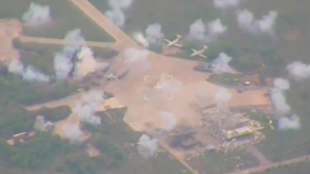 Telegram каналът Fighterbomber публикува видео от поражението на три МиГ 29