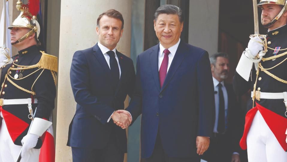 Нужна била решителна координация“Френският президент Еманюел Макрон посрещна днес в