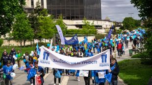 Конфедерацията на труда Подкрепа организира митинг шествие за Деня на труда