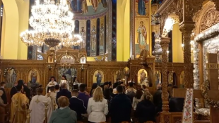След 35 години български архиерей оглави църковната служба в храма „Св. Св. Кирил и Методий” в  Солун