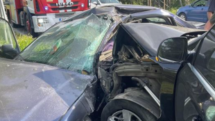 Водачът на автомобила на НСО който причини тежка катастрофа край