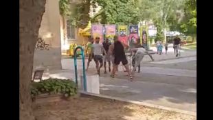 Видеоклип с масов бой в центъра на Габрово е публикуван