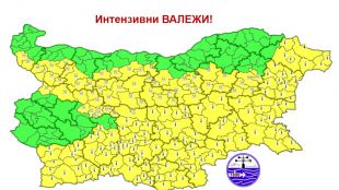 Жълт код за опасно горещо време е обявен за Южна България, в Северна се очакват валежи