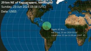 Много силно земетресение с магнитуд 6 0 удари в Карибско
