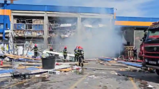 Силна експлозия в търговски център в Румъния (ВИДЕО)