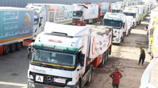 В ивицата Газа конвои с хуманитарна помощ започнаха да бъдат