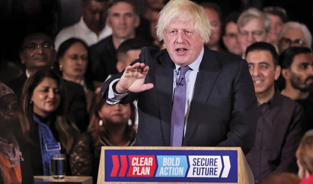 Консерваторите очакват поражение на вотаБившият британски премиер Борис Джонсън даде