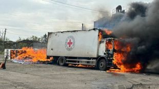 Руската армия удари пункт за разпространение на хуманитарна помощ в