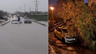 Във вторник сутринта окръг Констанца в Румъния беше под червен