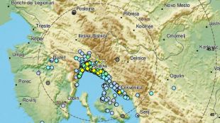 Умерено земетресение разтърси района около хърватския град Риека в сряда