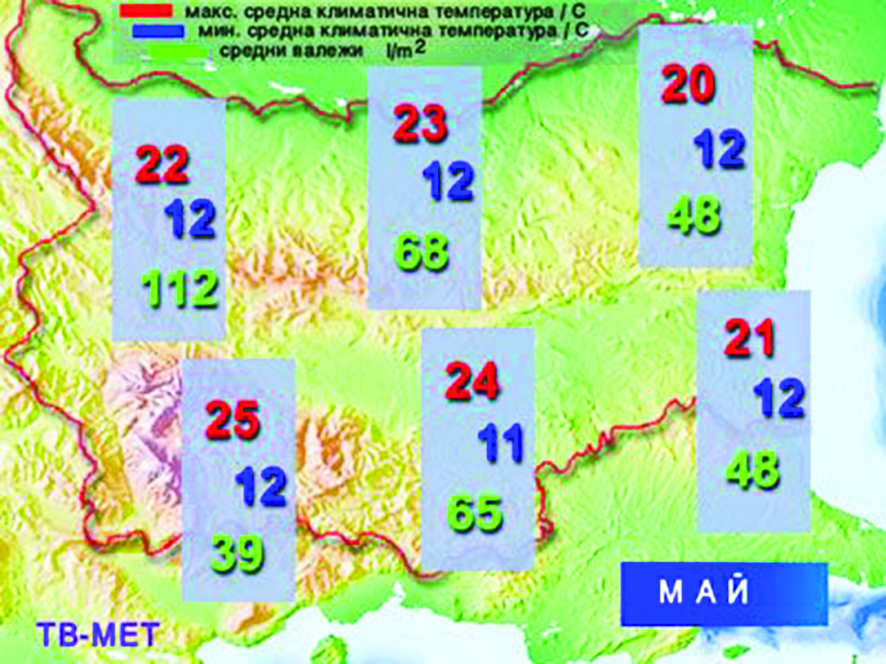 Прогноза за времето през май: Топло, с кратки дъждове за баловете