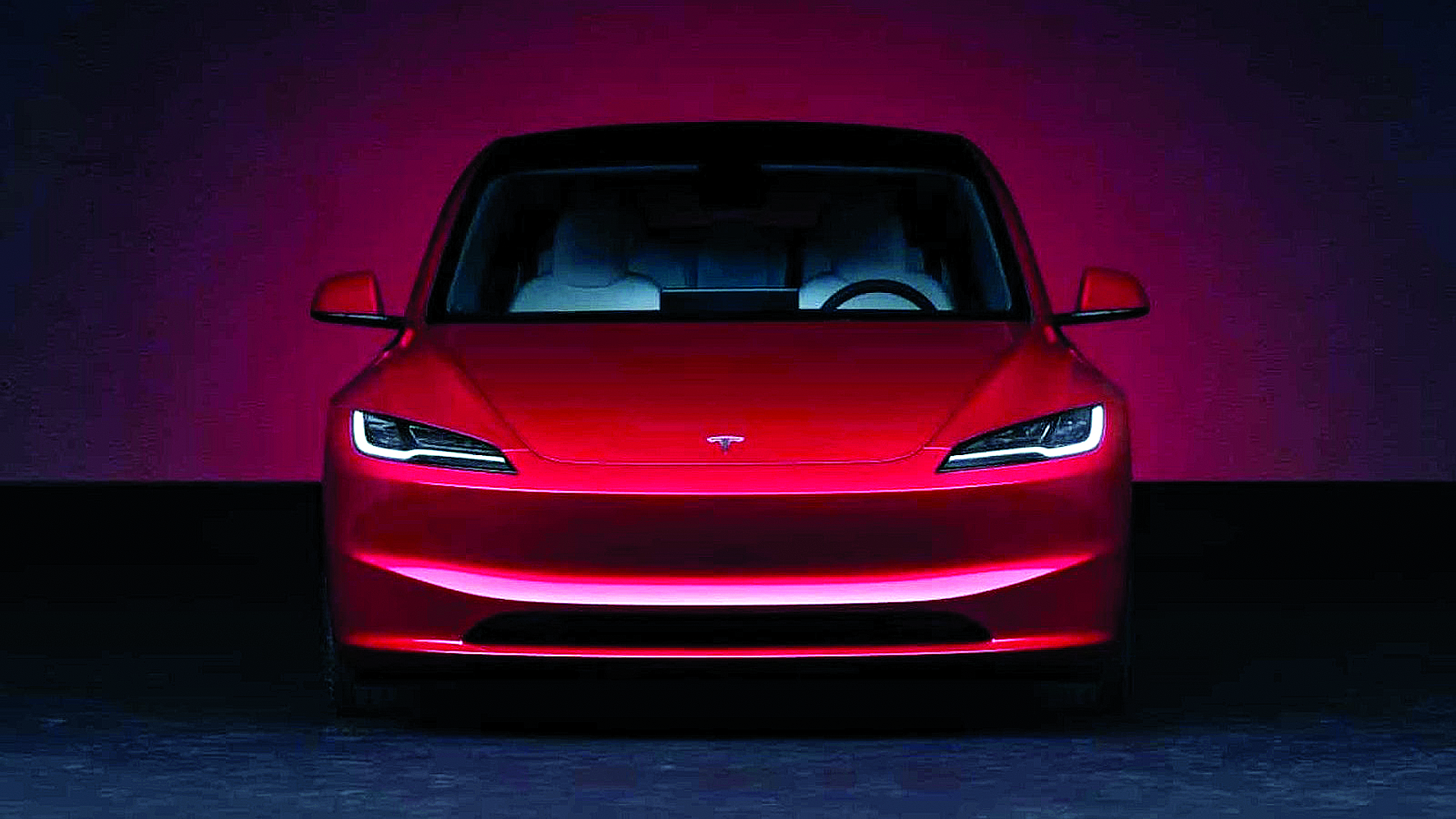 Model 3 с пробег до 680 см