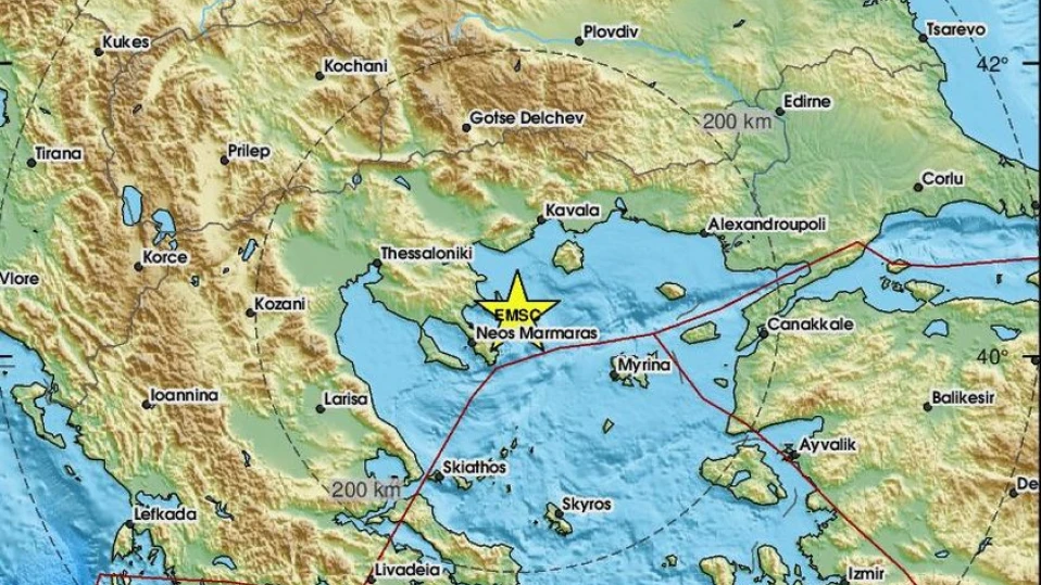 Две земетресения в рамките на минути в любим регион на българите в Гърция