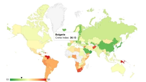 Венецуела е обявена за най-опасната страна в света, къде в класацията е България?