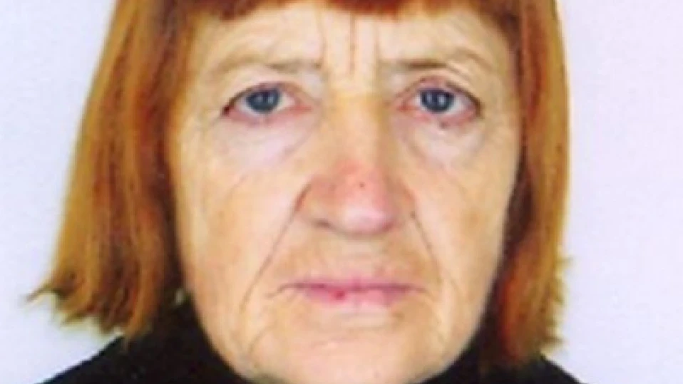 Полицията издирва 77-годишната Мария Савова от София