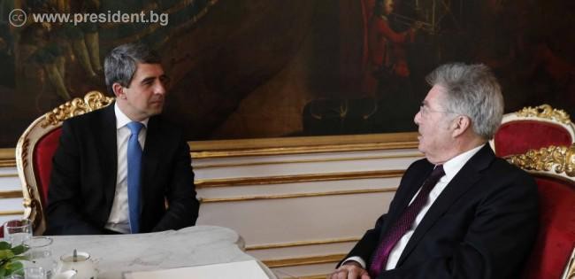Повече австрийски инвестиции у нас очаква президентът Росен Плевнелиев