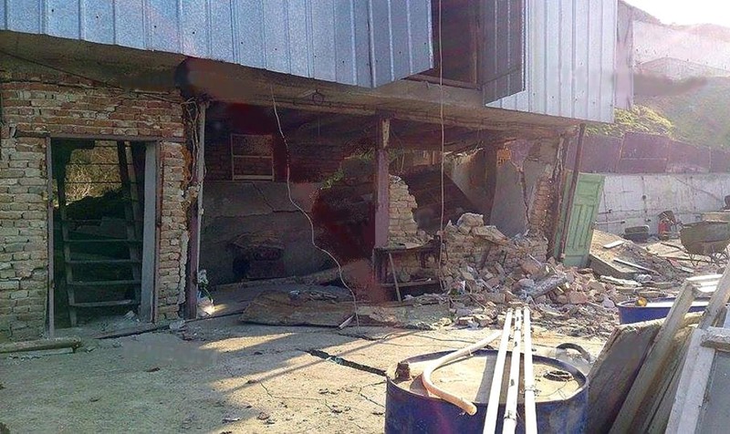 В Оряхово: Свлачище понесе десетки къщи към Дунав