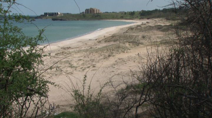 Лавина от дюни помита частни имоти по морето