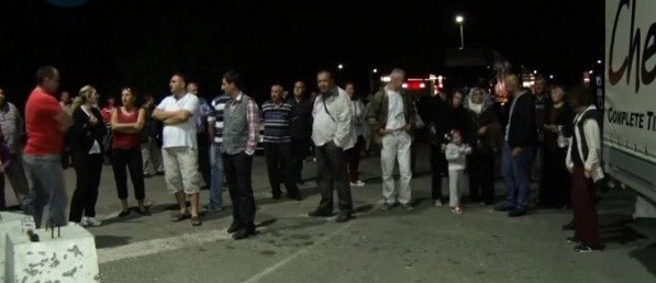 Километрична колона на ГКПП Лесово заради акцията на ДАНС