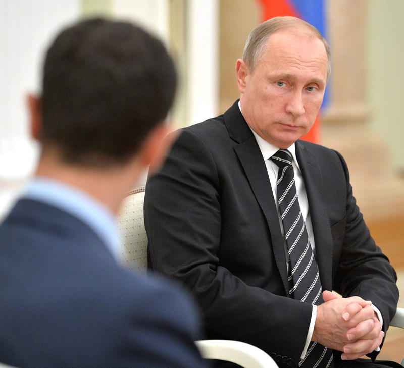 Вижте как Путин прие Башар Асад в Кремъл