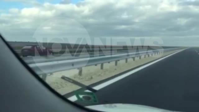 Шофьор в насрещното на магистрала "Марица" (видео)