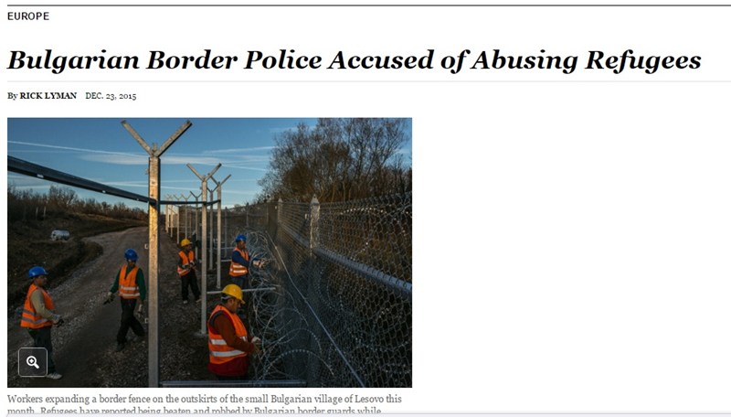 17-годишен бежанец пред New York Times: Бягайки от ада, на българската граница попаднах на нов ад