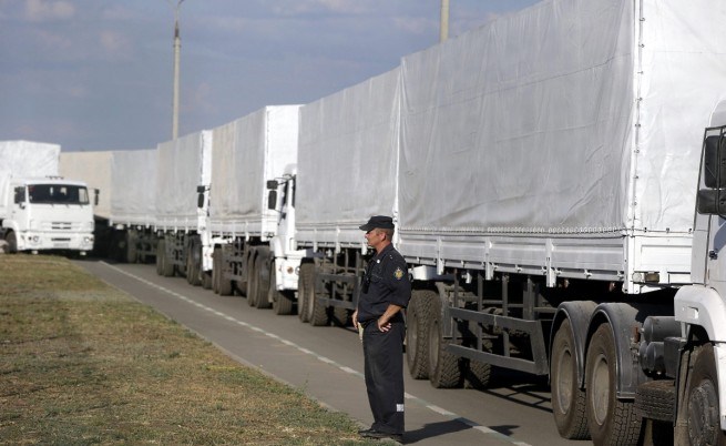 Транзитът на украински стоки през Русия е блокиран