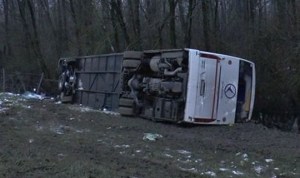 Пътник от катастрофиралия автобус: Господ ни запази