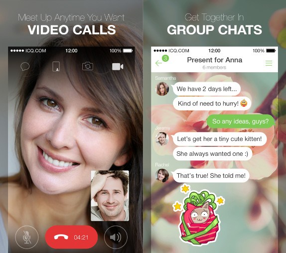Нова версия на ICQ за iOS проверява хубав ли си преди видеоразговор