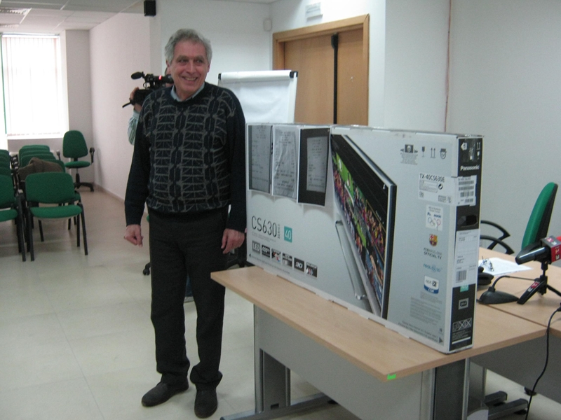Късметлия прибра 3D телевизор от лотарията на НАП в Русе