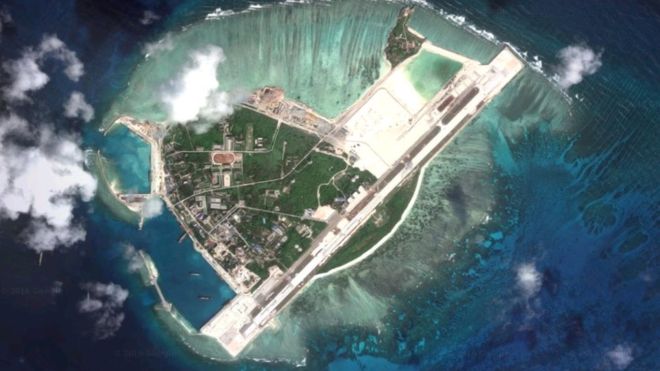 Китайците са разположили ракетни снаряди в Южнокитайско море