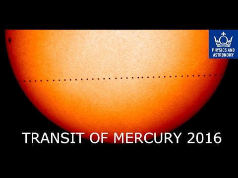 Вижте как Меркурий премина пред Слънцето