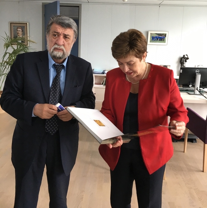 Вежди Рашидов се срещна с Кристалина Георгиева в Брюксел
