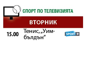 Спортът по телевизията днес