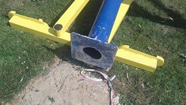 Вандали потрошиха отново фитнес площадка в Девня