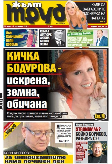 Кичка Бодурова - искрена, земна, обичана