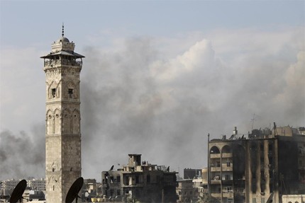 Бомбардираха най-голямата болница в сирийския град Алепо