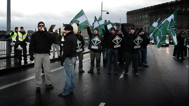 Повече от 500 неонацисти се събраха на протест в Стокхолм, има задържани