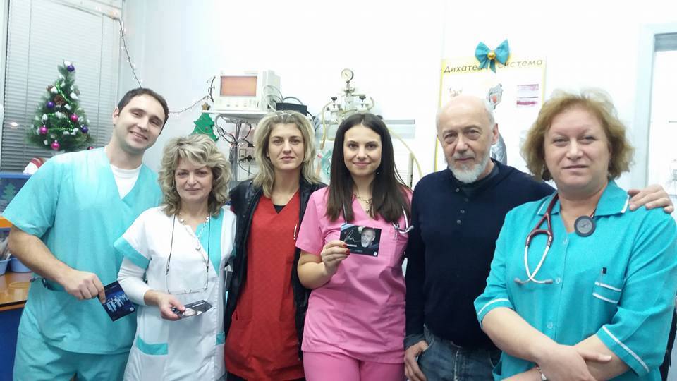 Медици от Търново оказаха помощ на близък на актьора Стоян Алексиев