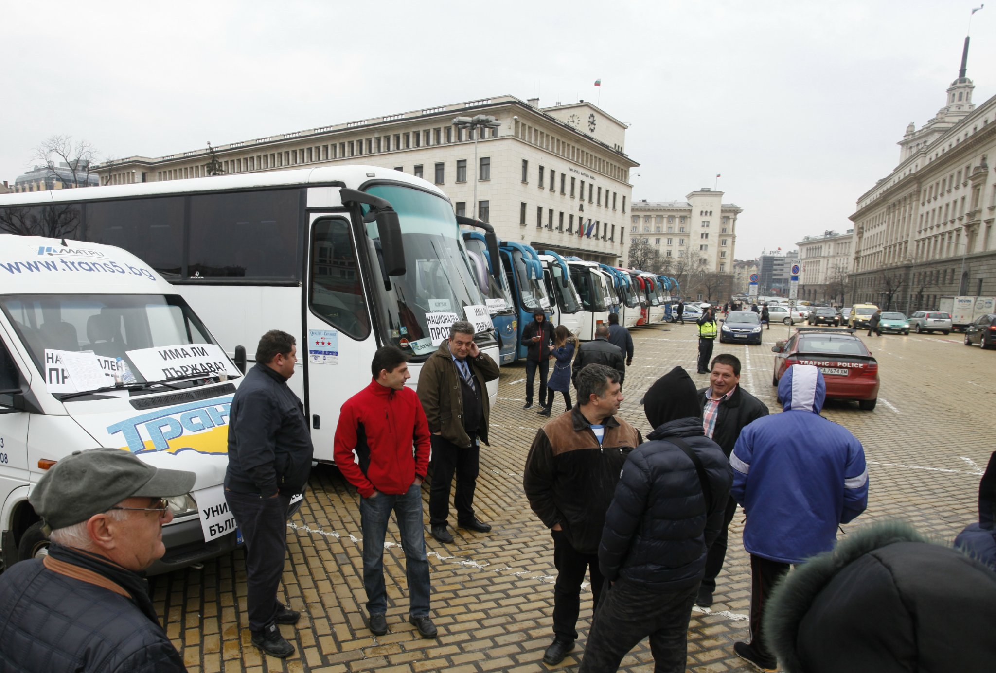 Автобусни превозвачи излизат на протест в София