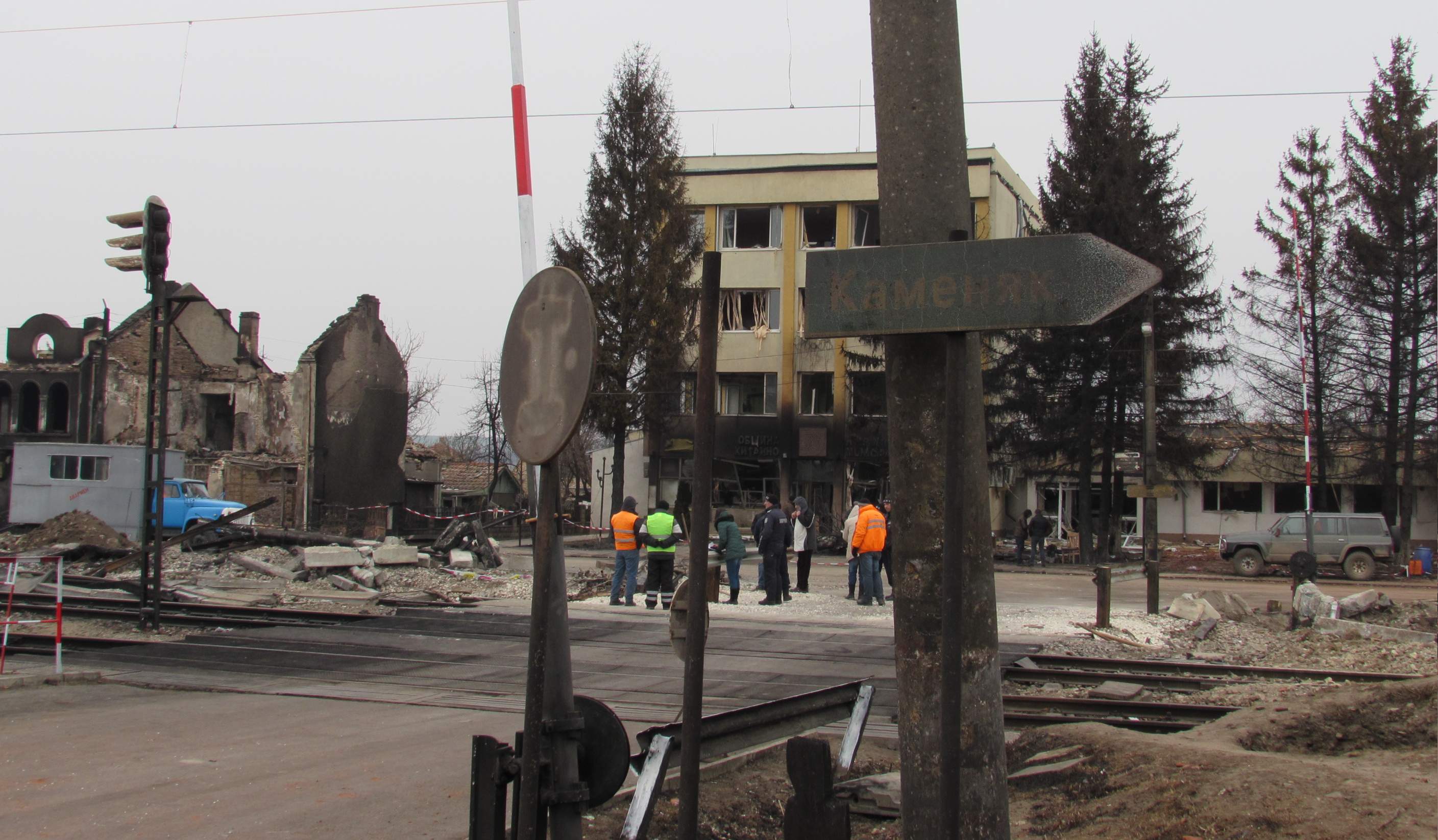 Ремонт затваря жп прелеза в Хитрино