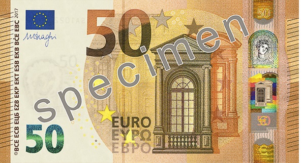 Вижте новата банкнота от 50 евро