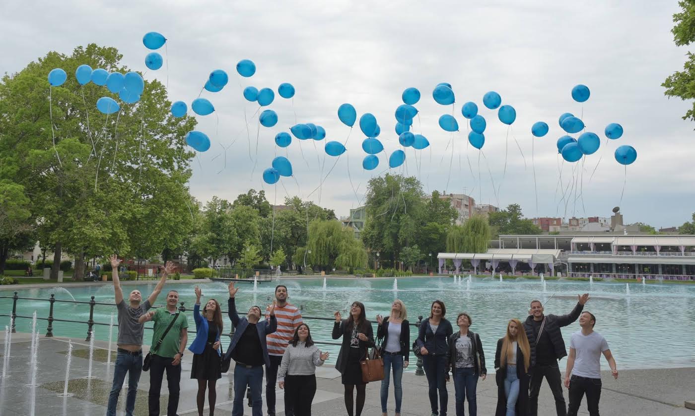 60 балона за Деня на Европа пуснаха в небето на Пловдив МГЕРБ и от офиса на Андрей Ковачев