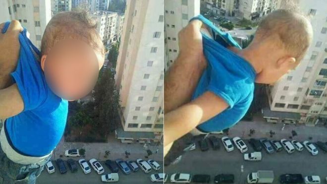 Алжирец, който провеси детето си през прозорец, за да събере “харесвания“ във Facebook, получи двугодишна присъда